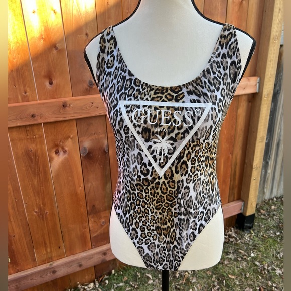 Guess Leopard Print Swimsuit - Picture 7 of 9